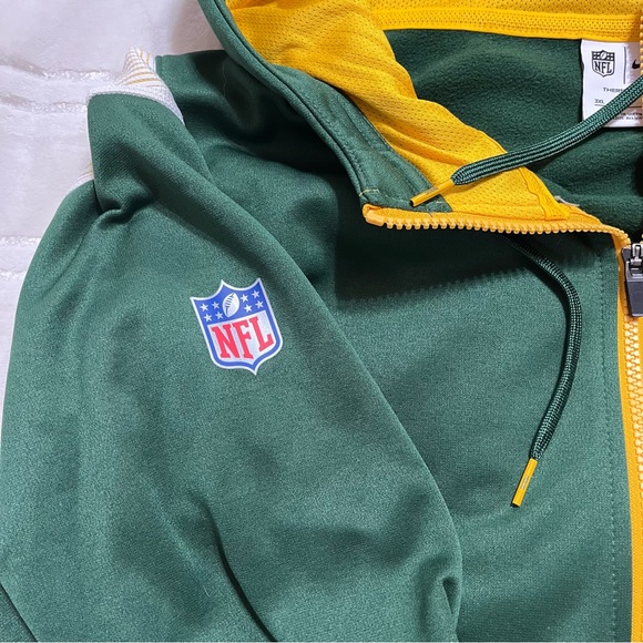 Men's NFL Green Bay Packers Nike Full-Zip Hoodie, 3XL - Picture 6 of 10
